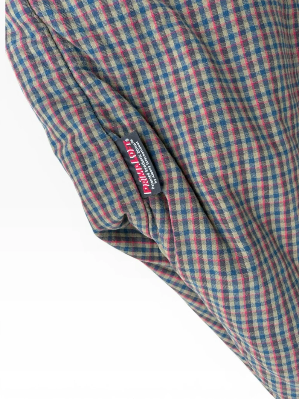 Vintage L.L. Bean PrimaLoft Field Coat Faded Canvas Plaid Lined Chore Jacket XL - Picture 5 of 8